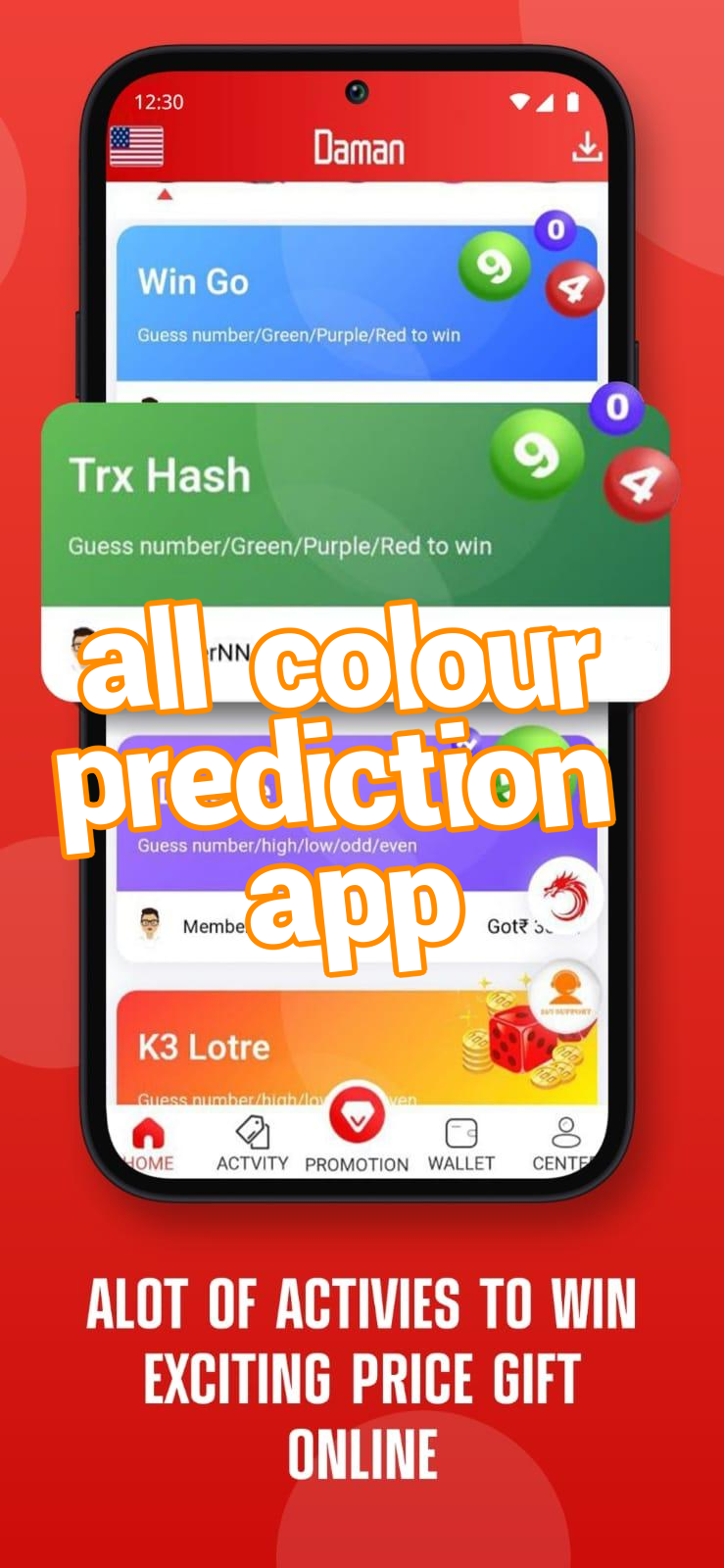 all colour prediction app Screenshots